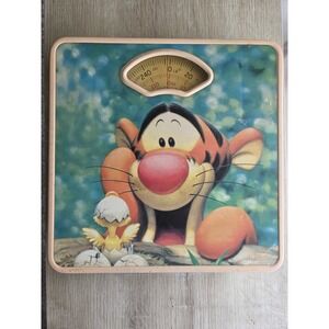 Vintage Disney Tigger Bathroom Scale Retro Nursery Rare